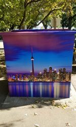 City of Toronto Utility Box After Wrap